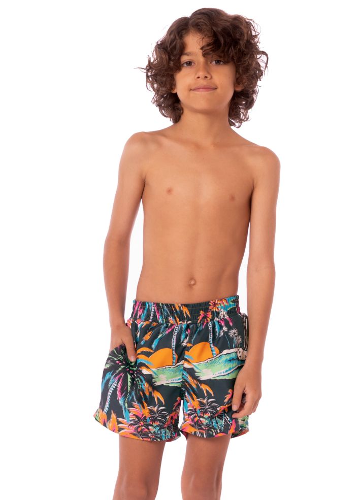 Maaji Little Boys Sailor Short - Funky Fiesta