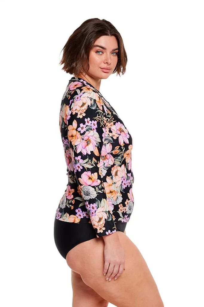 Capriosca Long Sleeve Rash Vest - Kokomo