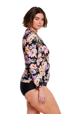 Capriosca Long Sleeve Rash Vest - Kokomo