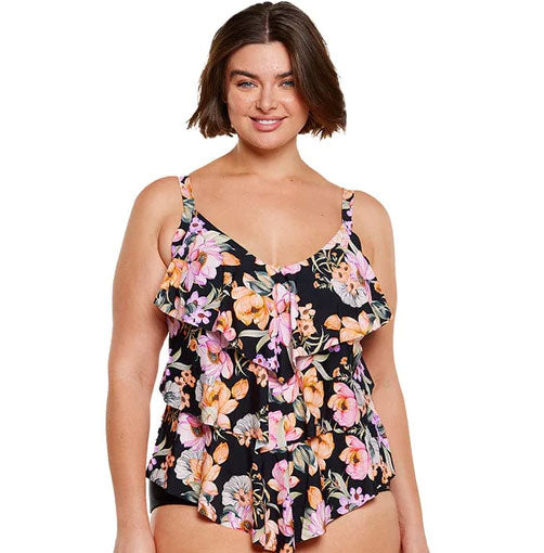 Capriosca 3 Tier Tankini Top - Kokomo