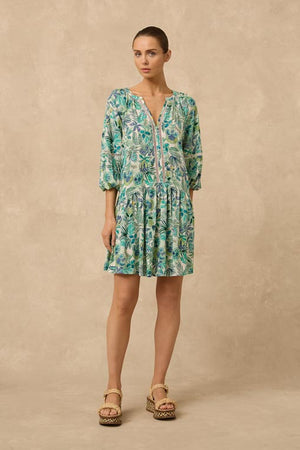 Monte & Lou Mini Dress - Hydra