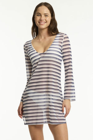 Sea Level Biarritz Mesh Short Dress - Biarritz