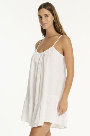 Sea Level Short Sundress - Sunset