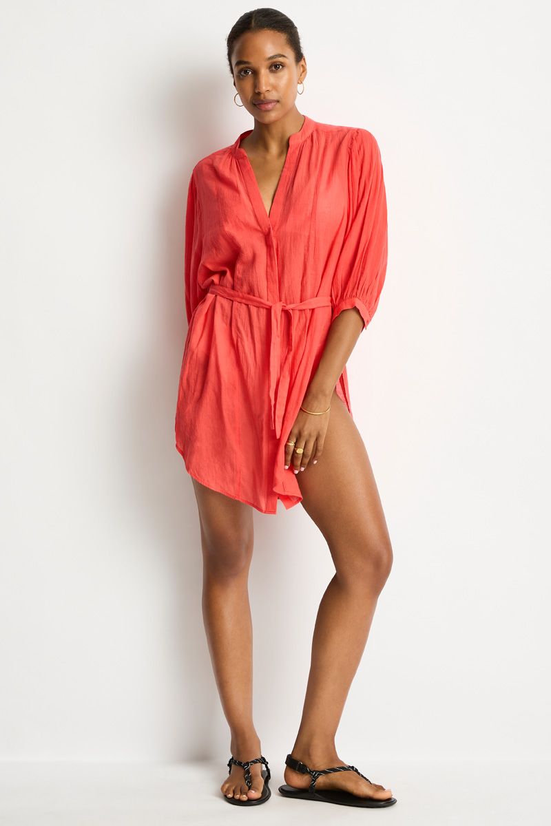 Sea Level Boho Shirt - Salt