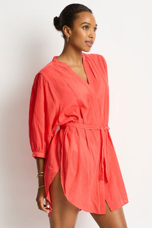 Sea Level Boho Shirt - Salt