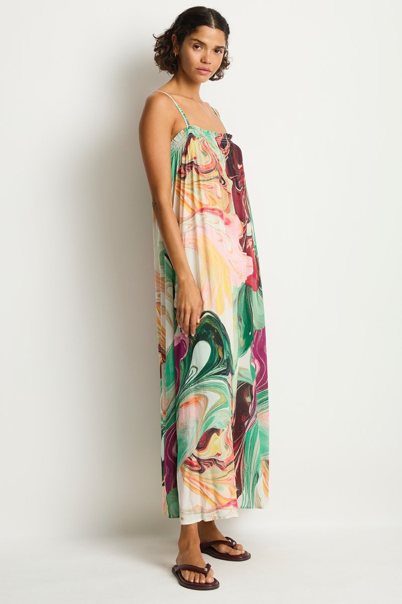 Sea Level Maxi Bandeau Dress - Abyss