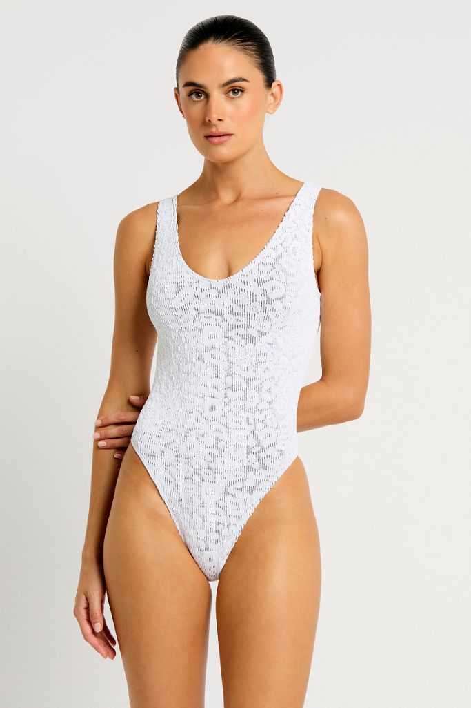 Bond-eye Mara One Piece - Optic White Leopard