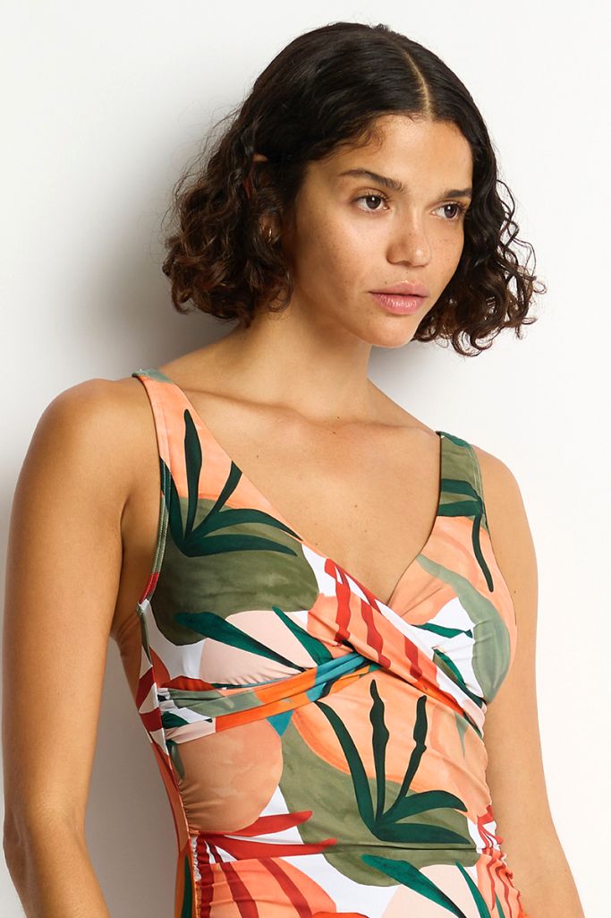 Sea Level Cross Front Multifit Singlet Top - Tropaluxe