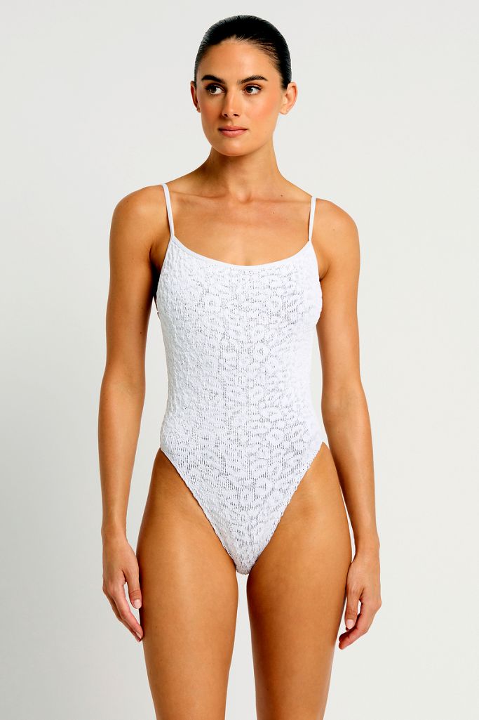 Bond-eye Low Palace One Piece - Optic White Leopard