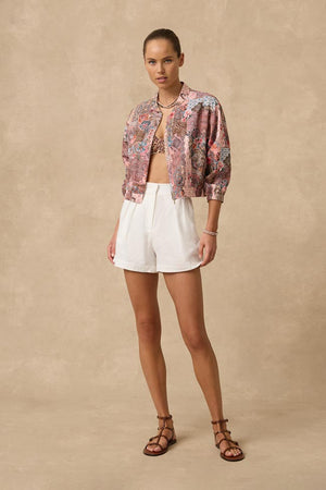 Monte & Lou Francesca Bomber Jacket - Francesca
