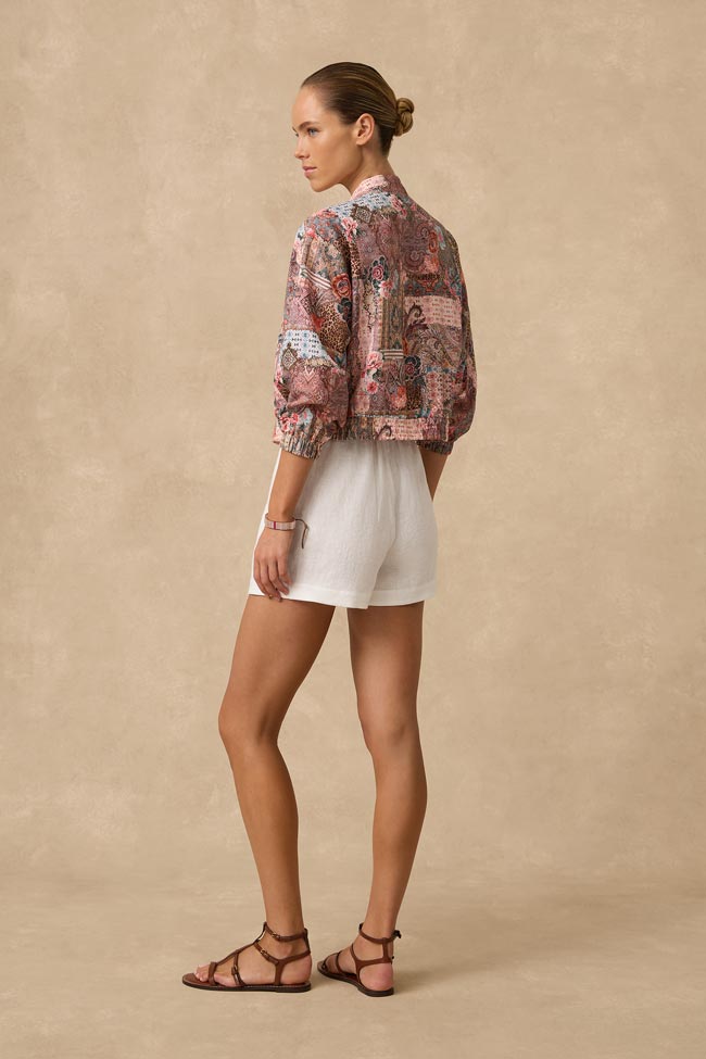 Monte & Lou Francesca Bomber Jacket - Francesca
