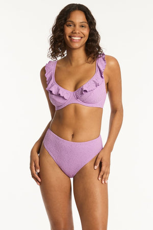 Sea Level Frill DD/E Underwire Bra - Interlace