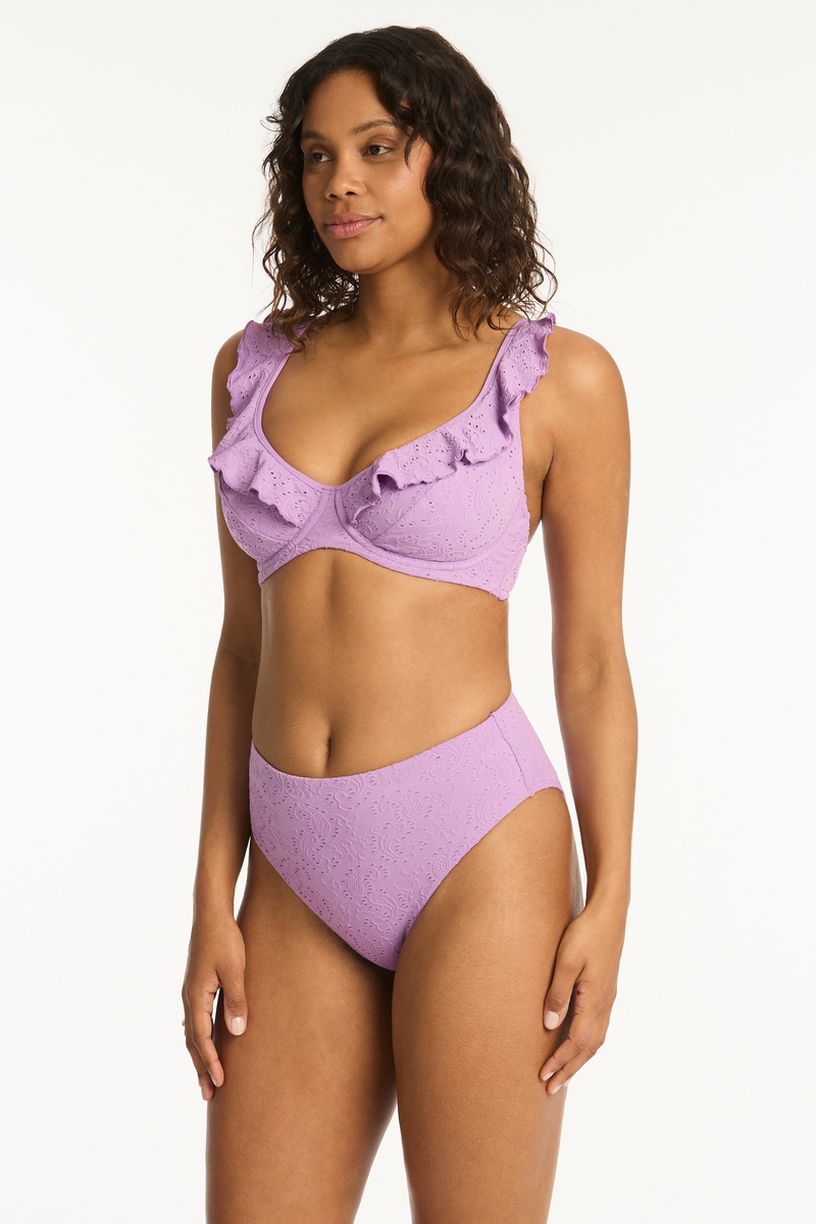 Sea Level Frill DD/E Underwire Bra - Interlace