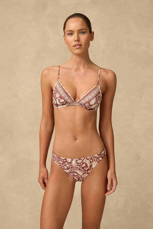 Monte & Lou Crochet Fixed Tri Bra - Luna