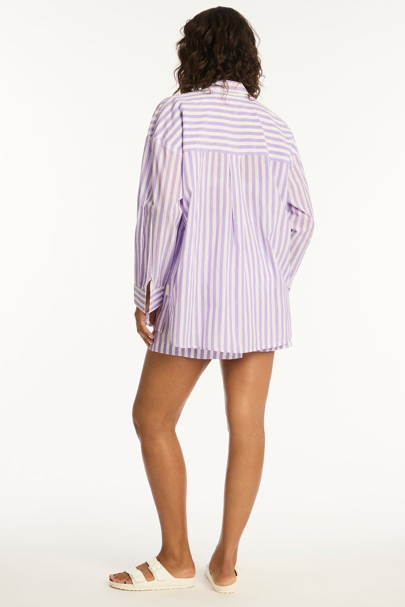 Sea Level Beach Shirt - Sails