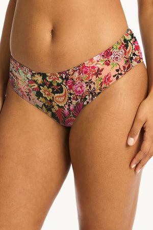 Sea Level Mid Bikini Pant - Wildflower