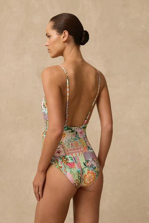 Monte & Lou Wrap One Piece - Simi