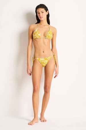 Monte and Lou Reversible Tie Side Pant - Desert Gold