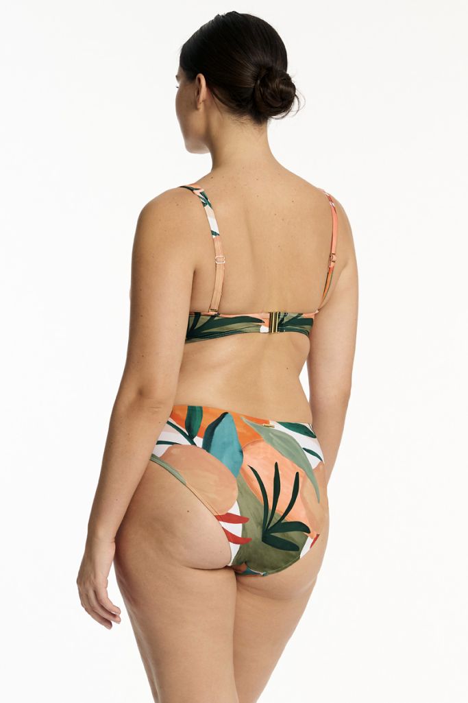 Sea Level Cross Front Multifit Bra Top - Tropaluxe