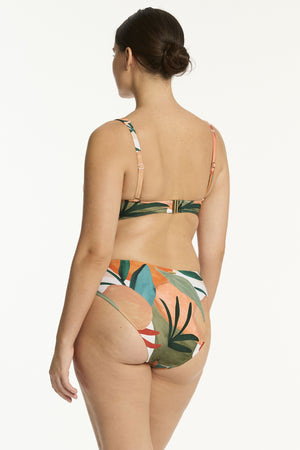 Sea Level Mid Bikini Pant - Tropaluxe