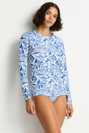 Sea Level Long Sleeve Rashvest - Reef