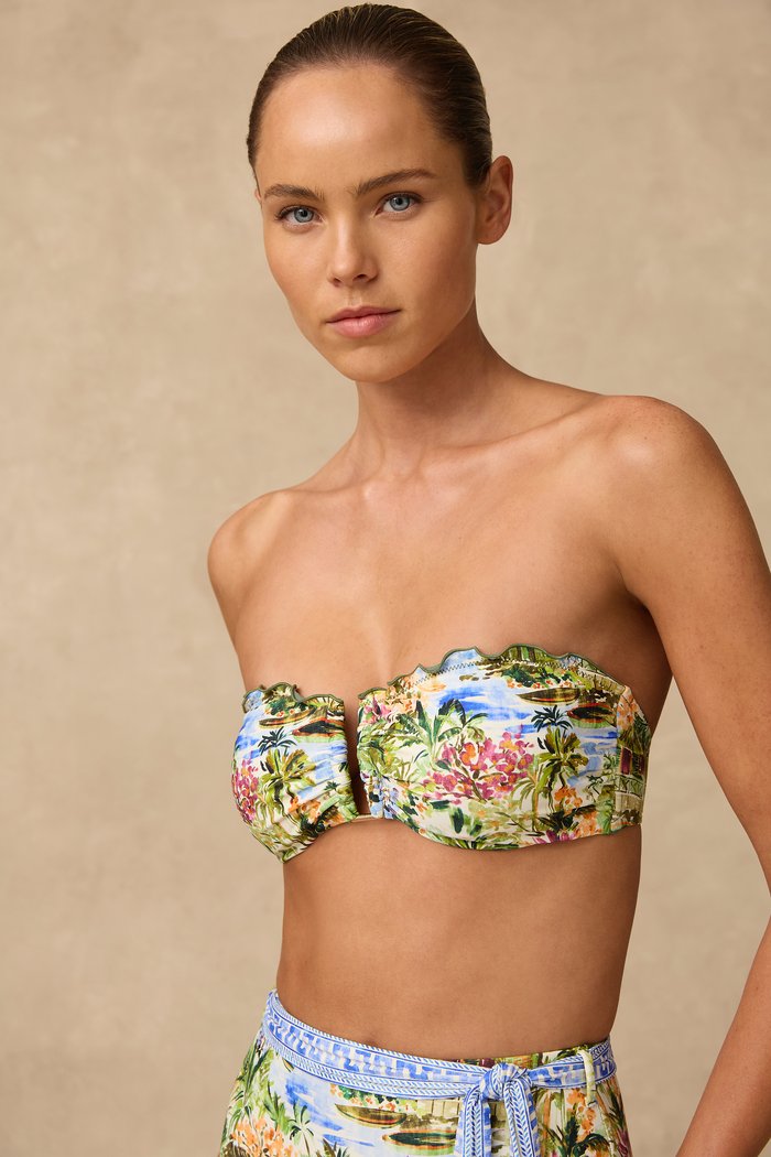 Monte & Lou DD/E Coral Edge Bandeau - Costa