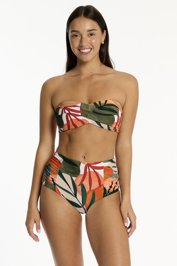 Sea Level Twist Bandeau - Tropaluxe