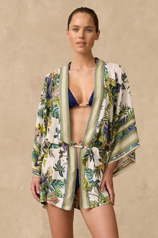 Monte & Lou Kimono Robe - Catalina