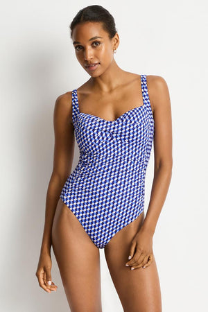 Sea Level Twist Front Multifit One Piece - Solara