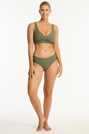 Sea Level Spinnaker Mid Bikini Pant - Spinnaker