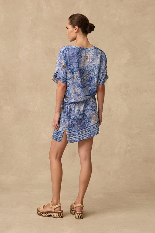 Monte & Lou Short Sleeve Shirtdress - Lauren