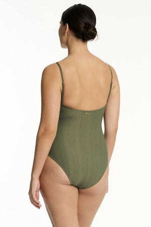 Sea Level Scoop Neck One Piece - Caracus