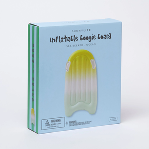 SunnyLife Inflatable Boogie Board Sea Seeker - Ocean