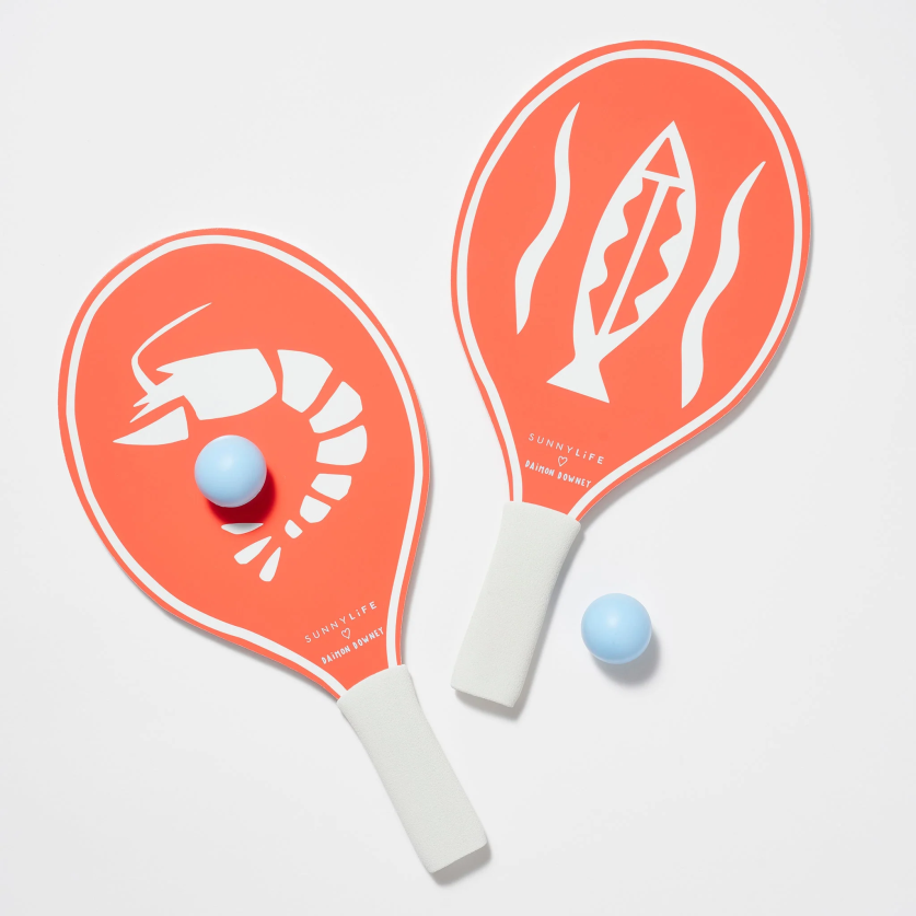 SunnyLife Beach Bats De Playa - Coral