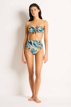 Monte and Lou Reversible High Waist Pant - Huahine