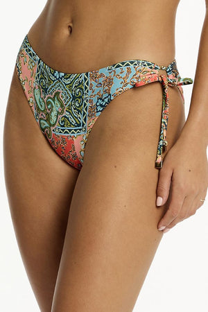 Sea Level Tie Side Cheeky Pant - Java