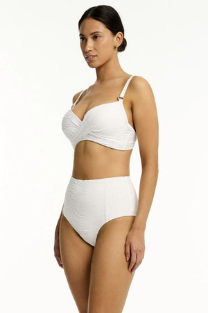 Sea Level De Soleil Cross Front Moulded Underwire Bra - De Soleil