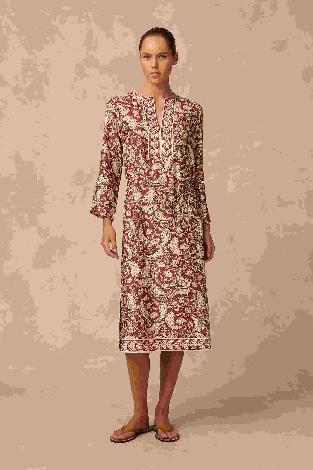 Monte & Lou Long Kaftan - Luna
