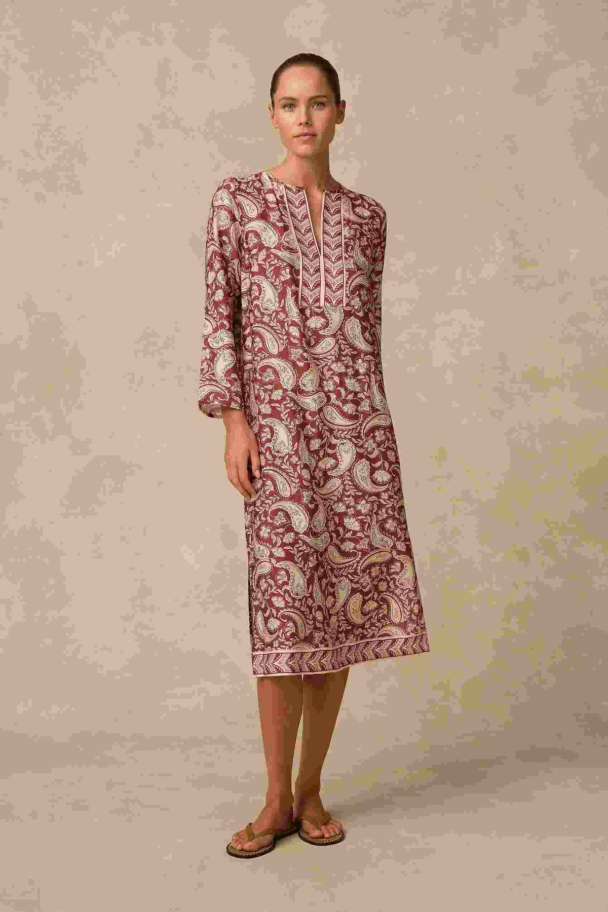 Monte & Lou Long Kaftan - Luna