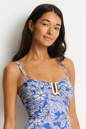 Sea Level U Bar Bandeau One Piece - Palmera