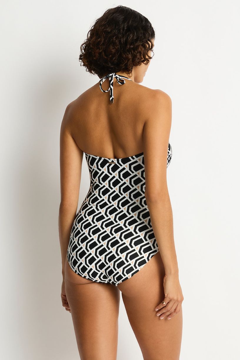 Sea Level U Bar Bandeau One Piece - Costa