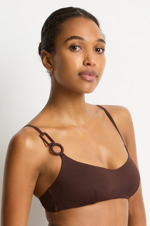 Sea Level Scoop Neck Bralette - Mythos