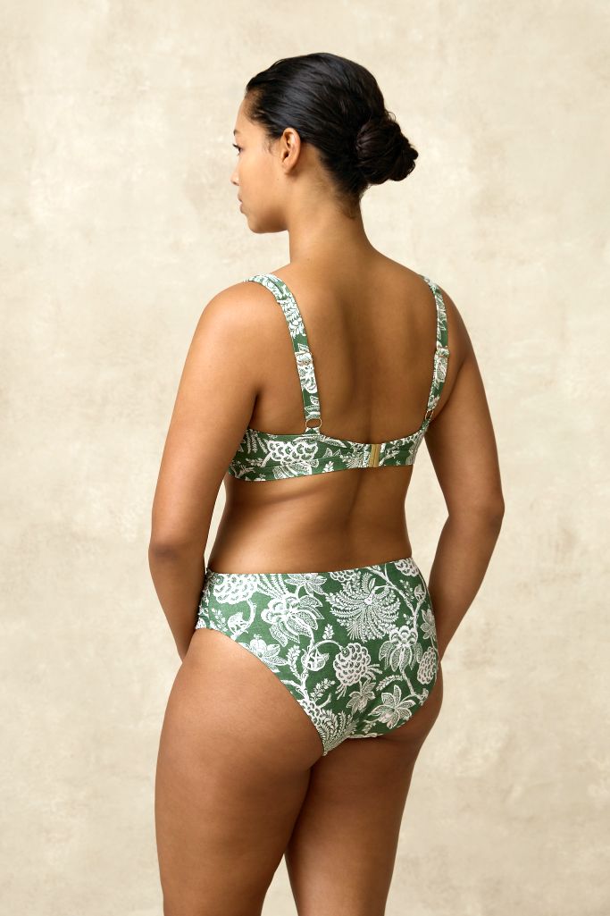 Monte & Lou Mid Rise Ruched Pant - Zeni