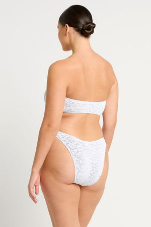 Bond-eye Blake Bandeau - Optic White Leopard