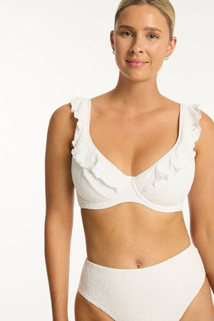 Sea Level Frill DD/E Underwire Bra - Interlace