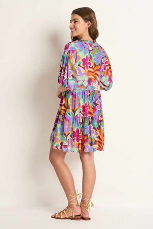 Monte & Lou Tiered Mini Dress - Marni