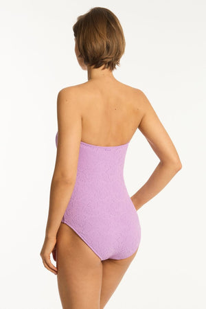 Sea Level Seamless Bandeau One Piece - Interlace