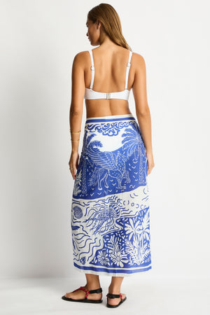 Sea Level Long Sarong - Jungle Lino