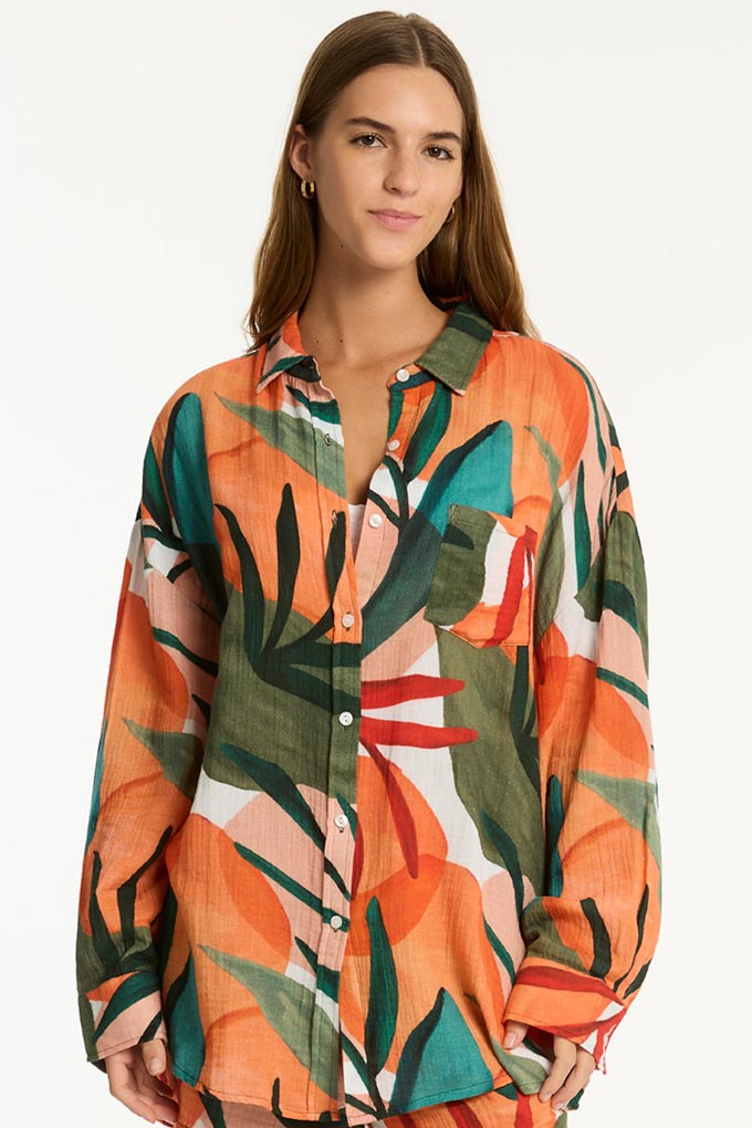 Sea Level Beach Shirt - Tropaluxe