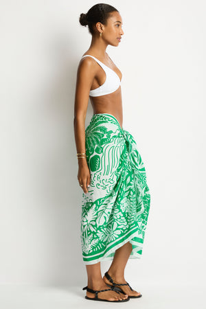 Sea Level Long Sarong - Jungle Lino